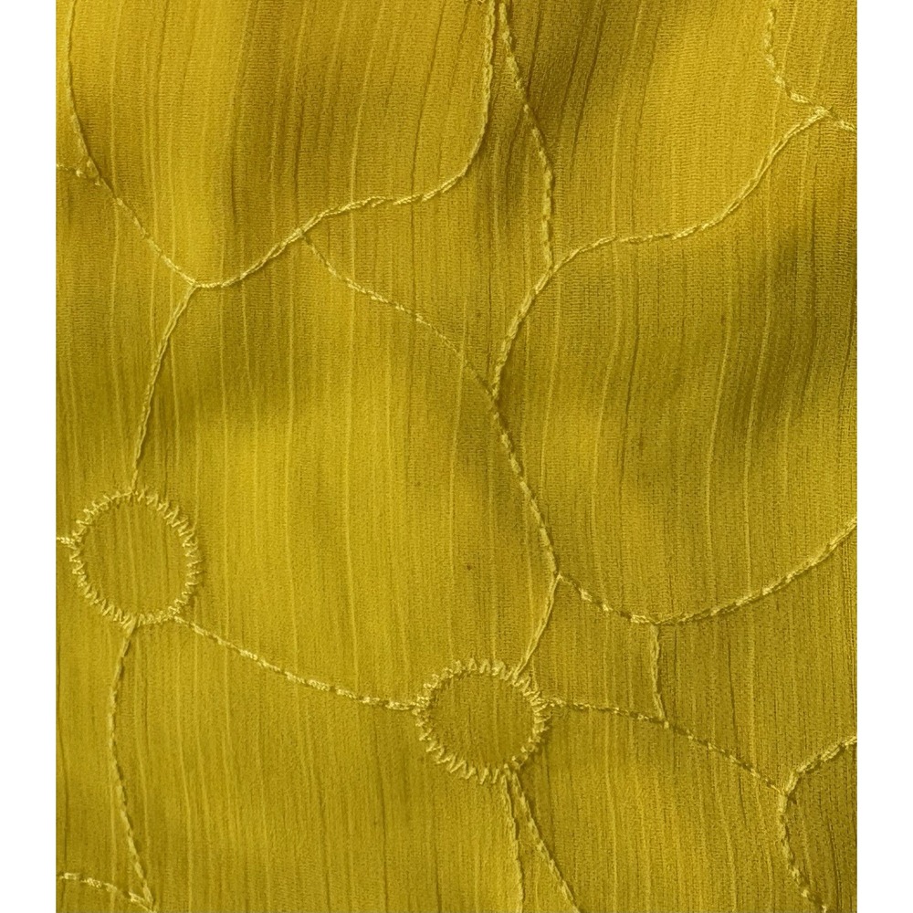 Lauren Ralph Lauren Women's Yellow Size 12 Sundress Mid Length Black Label 528 - Picture 5 of 7